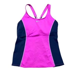 💗 Nike Surge Swim Tankini Pink Large Retail $50!!